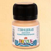 Краска акриловая телесная 20мл "Декола" глянцевая, ЗХК