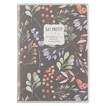 Записная книжка «Eat pretty» А6, 96 листов в линейку, в ассортименте