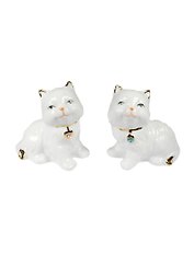 Фигурка фарфоровая Котенок со стразами (6х4х7) (37081) (2 вида)