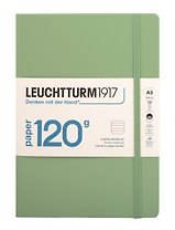 Книга для записей A5, 100 листов в линейку "Edition 120G", твердая обложка, цвет шалфей, Leuchtturm1917