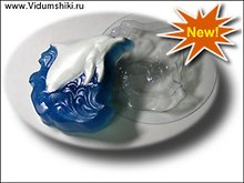 Пластиковая форма для мыла Дельфин