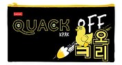 Пенал-косметичка "Quack Off-. Кря-Кря", 20.5 х 11 см