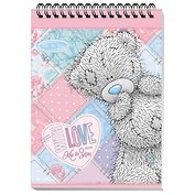 Блокнот А6 60л кл. "Me to you. Patchwork" гребень, блок офсет, мел.картон, ассорти, Премьера