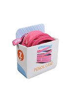 Пенал для ручек и карандашей Zipit Bright Colors Pencil-Case, розовый и бледно-розовый (ZMb-401-137-O-401-O) (20x3x15) (ИннТренд)