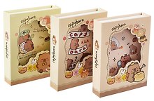 Записная книжка «Yummy Capybara» А6+, 46 листов в линейку, с замочком, в ассортименте