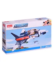 Конструктор пластиковый Sluban Авиация. Вертолет-шпион