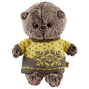 Игрушка мягкая Budi Basa, Басик BABY в свитере 20 см BB-036