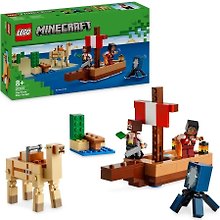 LEGO Minecraft: Путешествие на пиратском корабле, 166 деталей (21259)