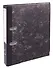 Папка архивная 50мм А4 черн."мрамор", картон, металл.окант., GoodMark - 0