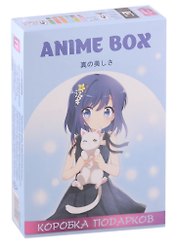 Подарочный набор Аниме Anime box (блокнот, набор значков, магнитные закладки и чехол для карточек) (21х15х3)