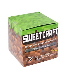 Набор мармелада жевательного Sweetcraft трава (3д наклейка в подарок)