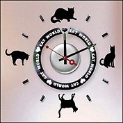 Часы настенные Часы-стикер D10 (10B012) (блистер)