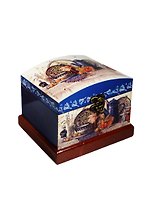 Шкатулка с замком МДФ Натюрморт (16*12*12) (40148)