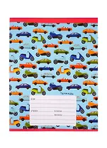 Тетрадь в клетку Unnika, "Транспорт", 12 листов, в ассортименте