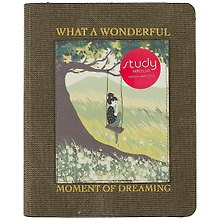 Тетрадь на кольцах «Dreaming. Качели» 120 листов в клетку, А5, сменный блок - Infolio