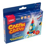 Набор для творчества Lori. Слепи свечу "Ракета"
