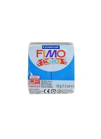 FIMO kids полимерная глина для детей (синий) (8030-3) (42г) (упаковка) (Эксмо)