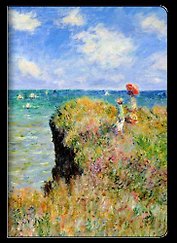 Блокнот «Monet» А6, 32 листа в клетку, скрепка