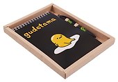 Набор канцелярский «Gudetama. Черный» (ручка шариковая автоматическая, блокнот А5 60 листов), в подарочной упаковке, Centrum - 2