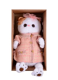 Игрушка мягкая Budi Basa, Ли-Ли в розовом костюме в клетку (27 см) (LK27-028)