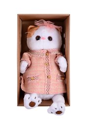Игрушка мягкая Budi Basa, Ли-Ли в розовом костюме в клетку (27 см) (LK27-028)