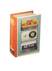 Сувенир, Феникс, Шкатулка декоративная, из МДФ, "Аудиокассеты" 17*11*5см