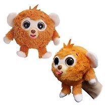 Мягкая игрушка, 1TOY/Вантой, Дразнюка-Zooка Обезьянка плюшевая 13см, пакет