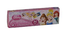 Домино пластмас. Disney Принцесса (3в1) (4690590060414) (180670) (Умка) (в кор. 100шт)