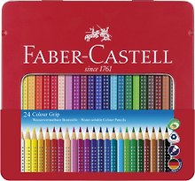 Карандаши цветные «Grip», Faber-Castell, 24 цвета