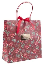 Пакет А4 28*28*10 "С Новым Годом. Happy New Year" НГ, бум.мат.ламинат