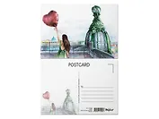 Почтовая открытка "На крыше Дома книги"