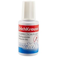 Корректор «Arctic White», Erich Krause, 20 мл, кисть, на спиртовой основе