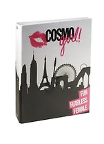 Тетрадь на кольцах в клетку Academy Style, Cosmopolitan, 160 листов, в ассортименте