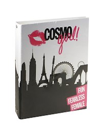 Тетрадь на кольцах в клетку Academy Style, Cosmopolitan, 160 листов, в ассортименте