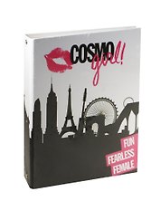 Тетрадь на кольцах в клетку Academy Style, Cosmopolitan, 160 листов, в ассортименте