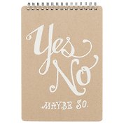 Скетчбук «Kraft Yes/No», 40 листов, А5