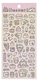 Наклейки Dessert, PVC