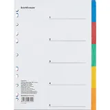 Разделитель А4 5цв ассорти