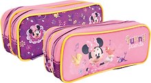 Пенал школьный 2отд. "Mickey Mouse Club House for girls" молния, ErichKrause
