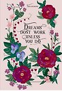 Записная книжка А6 96л кл. "VINTAGE. Dreams" 7Б, фактур.переплет, тисн. фольгой, офсет