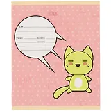 Тетрадь в клетку Unnika, "Я – котенок", 24 листа, в ассортименте