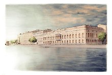 Открытка СПб карандаш Музей Фаберже