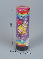 Хлопушка Котэ с поздравлениями (15 см)