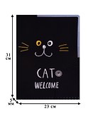 Папка -уголок «Cat welcome» А4, с 3 отделениями, на резинке, в ассортименте - 2