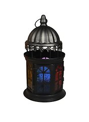 Подсвечник Фонарь (M271-13) (22см) (металл)