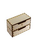 Комод - 2 (2 яруса) (141354) (150х80х100мм) (игрушка из дерева) (упаковка) - 0