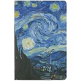 Тетрадь в клетку Kairui, "Звездная ночь", 32 листа, в ассортименте