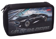Пенал 2 отделения "Car of the future" 19*11 см