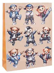 Пакет А3 42,5*33*10 "Мишки" дет., бум.мат.ламинат