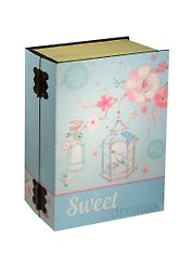 Шкатулка-книга с замком МДФ Клетка (19,5*14,7*6,3) (40154)